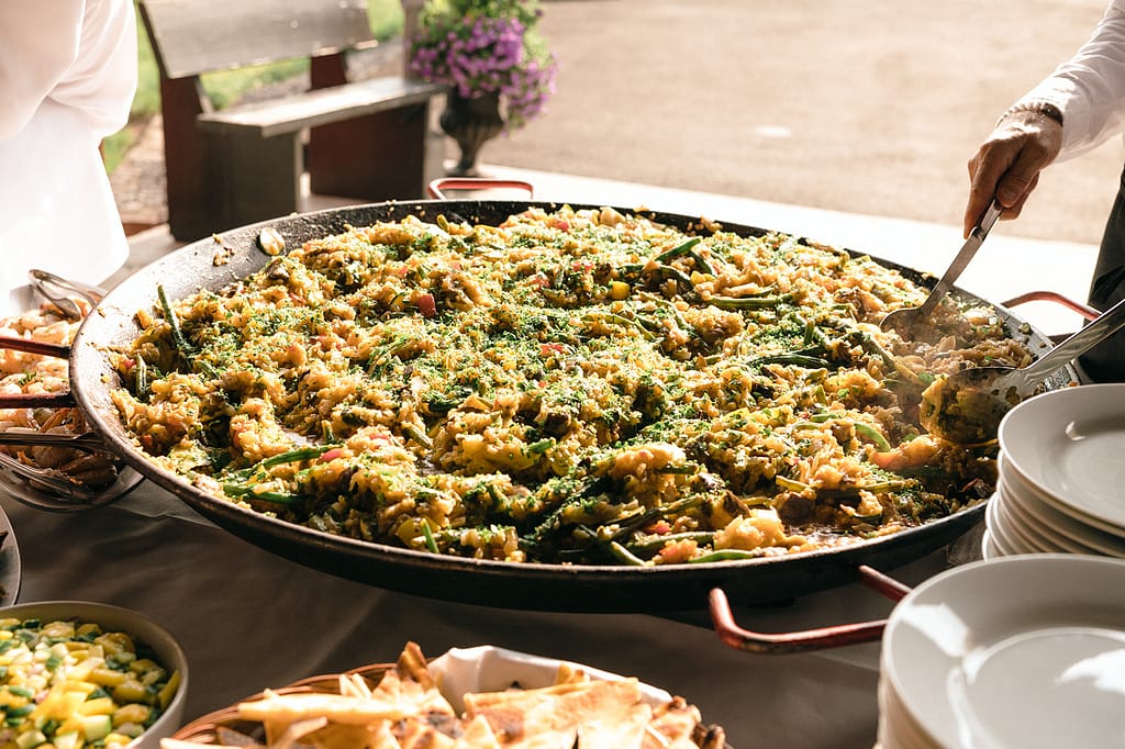 Paella Wedding Catering Buffet