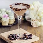 Signature wedding drink toffee taboo martini