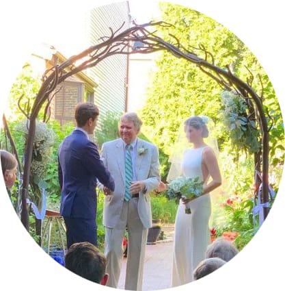 Wedding in Bobs yard