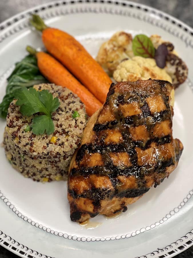 Tamari and Maple Glazed Chicken March Madness Foods To Go